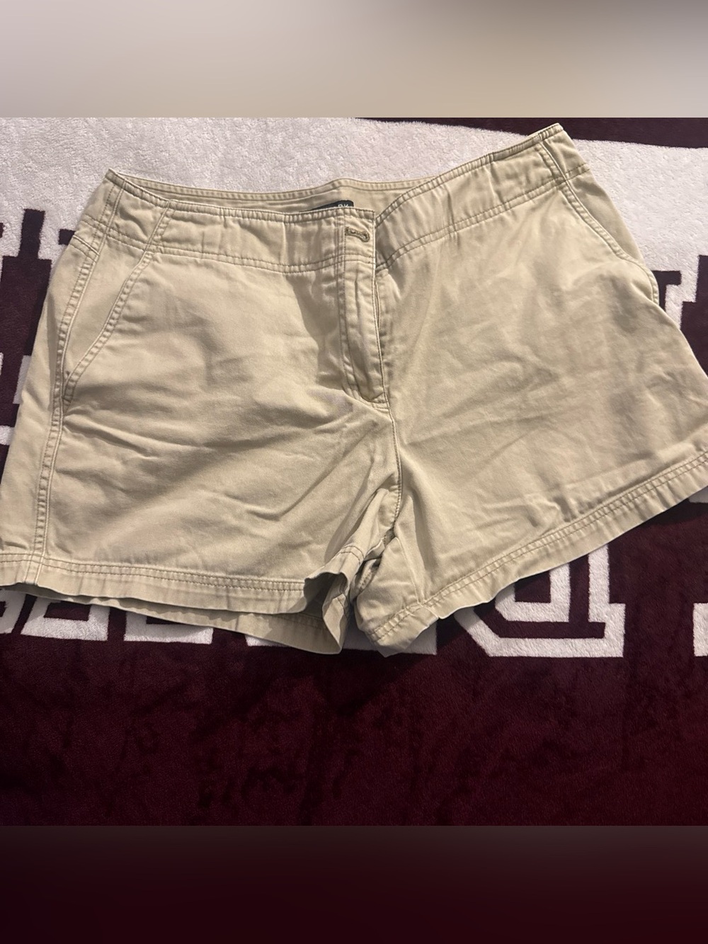 New York & Company Beige Women's Bermuda Shorts